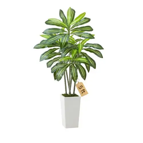 5 ft Artificial PalmTree Dracaena Tree Home Office FH-BXT150