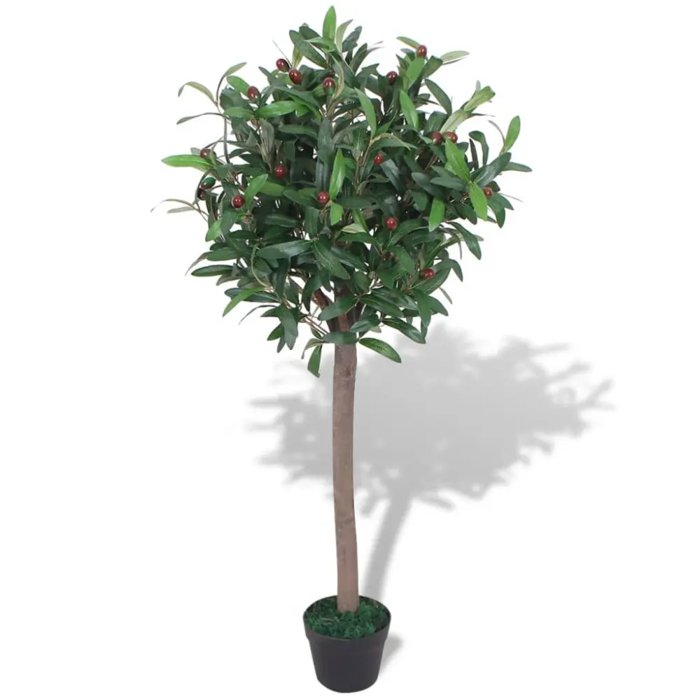 vidaXL árbol de laurel artificial con macetero verde 120 cm para Mesa de Centro