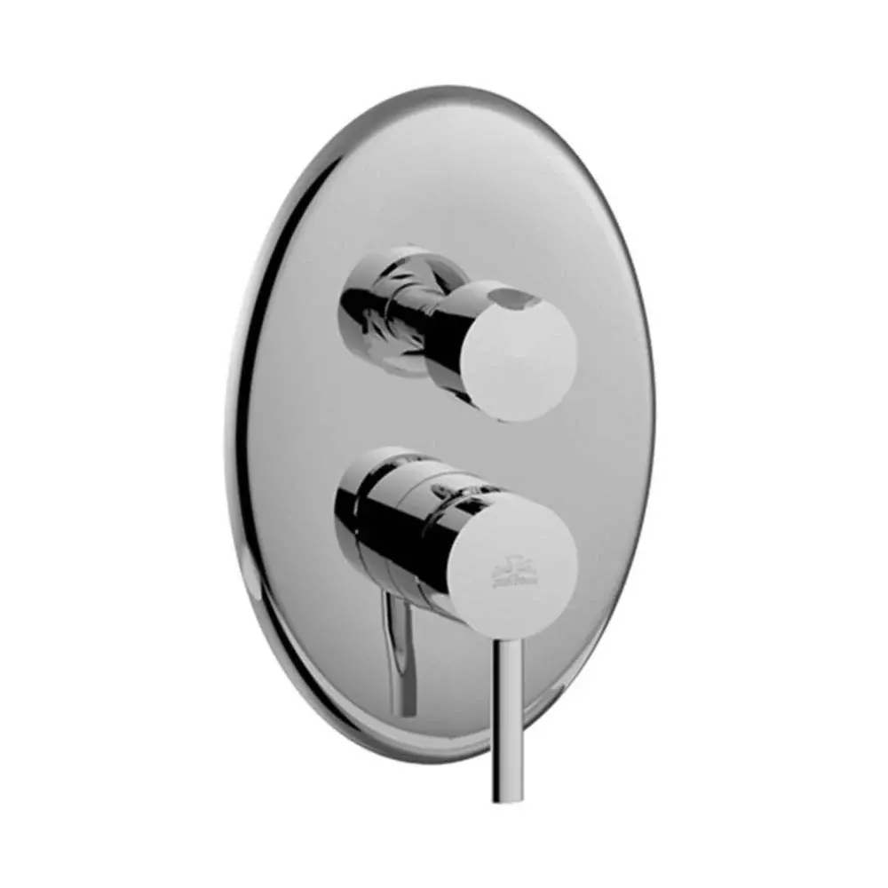 Miscelatore incasso doccia con deviatore con 2 Uscite serie Berry modello BR018CR cromato Paffoni