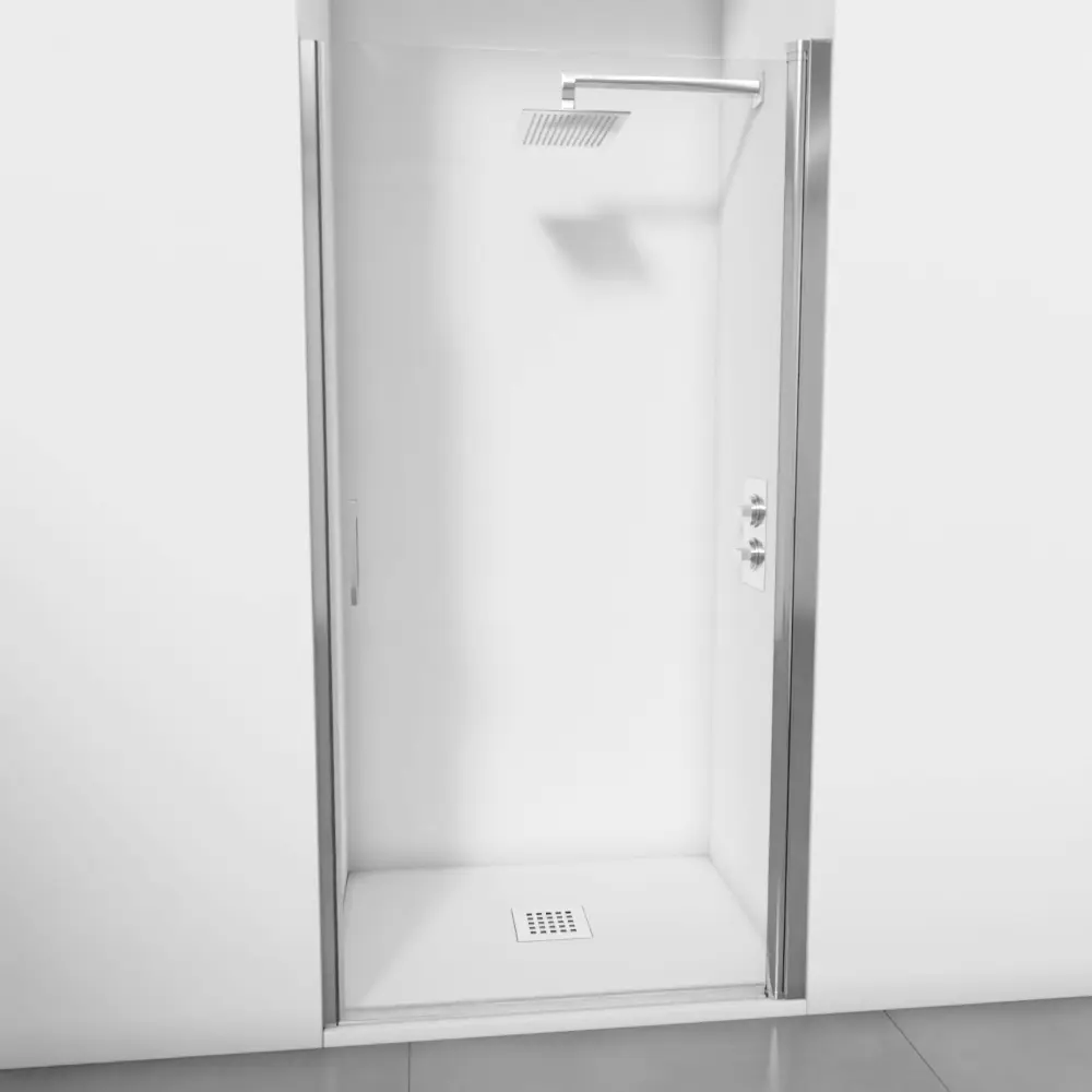 Bellobath mampara de ducha con puerta abatible - extenso adaptable 86-90 cm