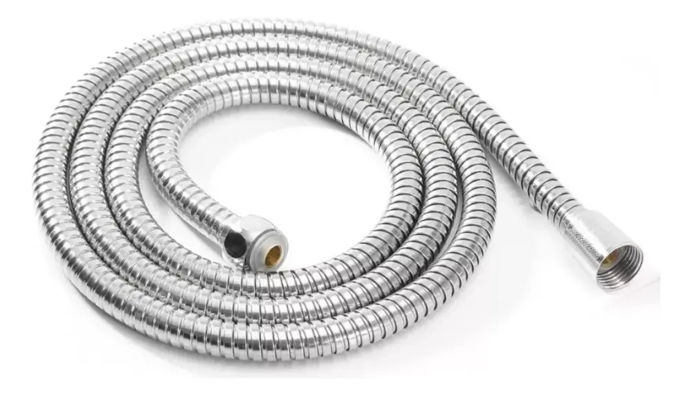 Manguera Ducha Adaptable Extensible Cromada Acero Inoxidable en Acero Inoxidable