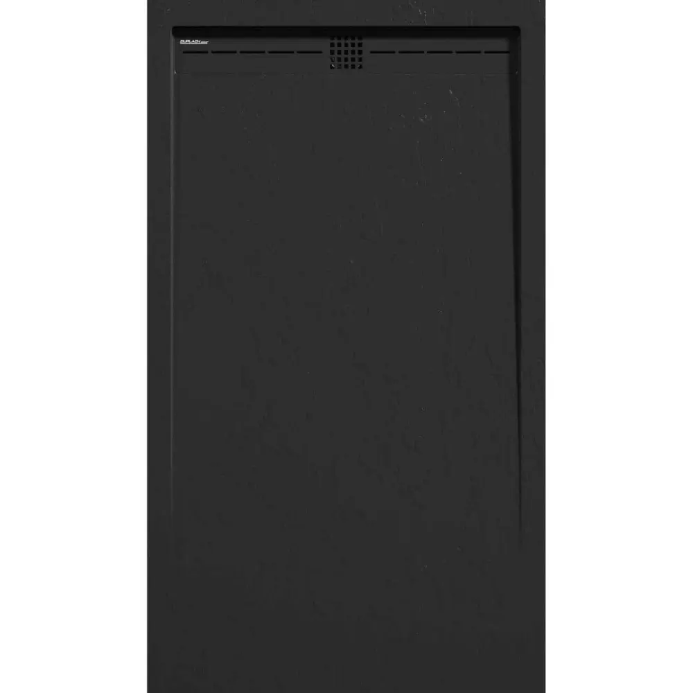 Plato de ducha pizarra arco negro 90x100 cm rejilla color Set de 4 Piezas
