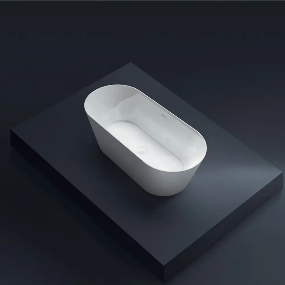 Bañera modelo Inka 180x80cm en acrílico blanco resplandeciente