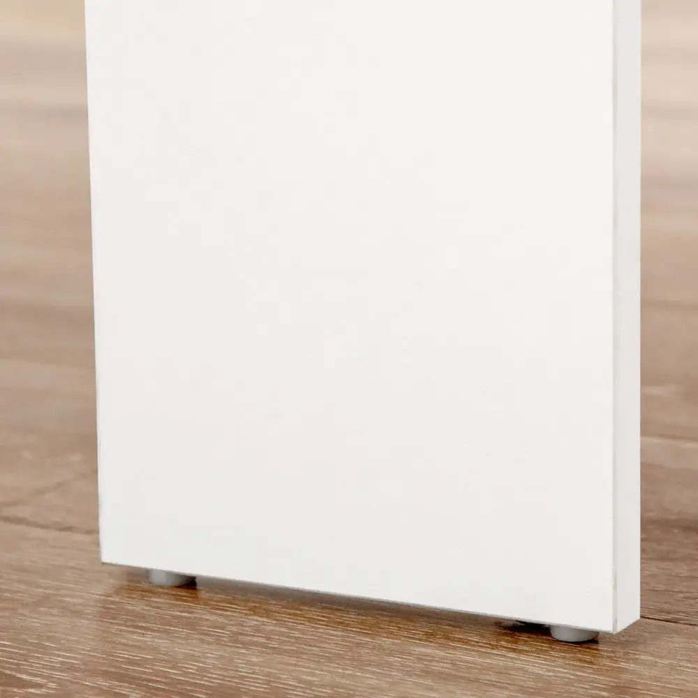 Mesa de comedor Ponia Homcom extensible blanco 75x60-180x85 cm