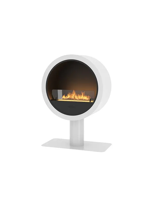 Incyrcle stand - biochimenea independiente - blanco