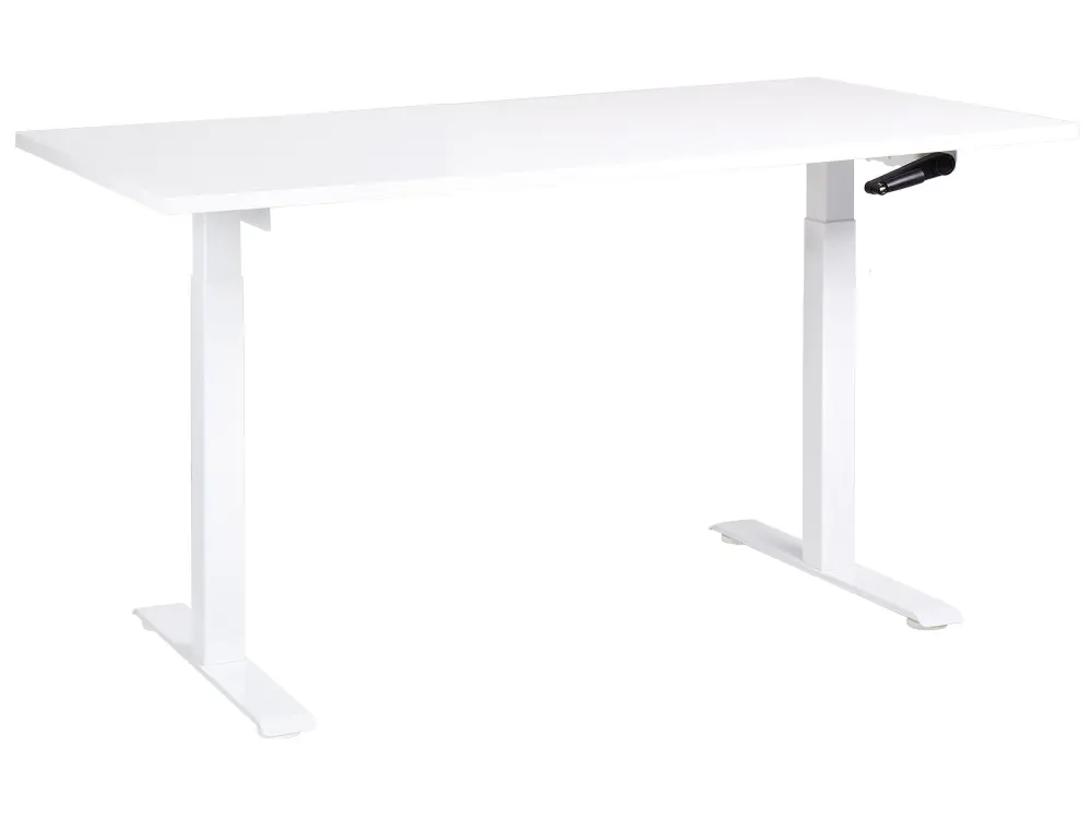 Adjustable Desk Manual White DESTINES