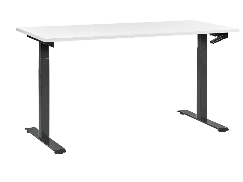 Adjustable Desk Manual White DESTINES
