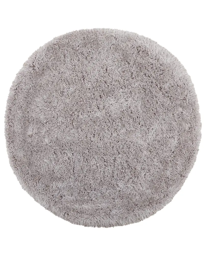 Alfombra gris claro ⌀ 140 cm CIDE