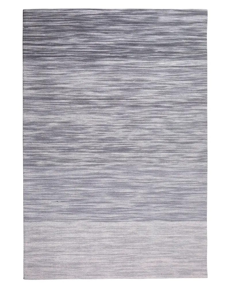 Alfombra de lana gris claro 140 x 200 cm KAPAKLI
