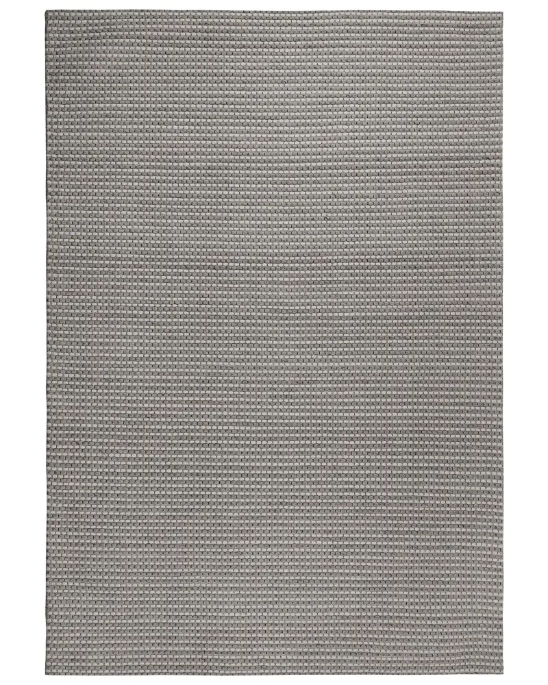 Alfombra de lana gris oscuro 160 x 230 cm KILIS