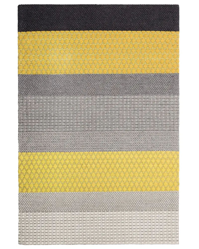 Alfombra de lana multicolor 140 x 200 cm AKKAYA