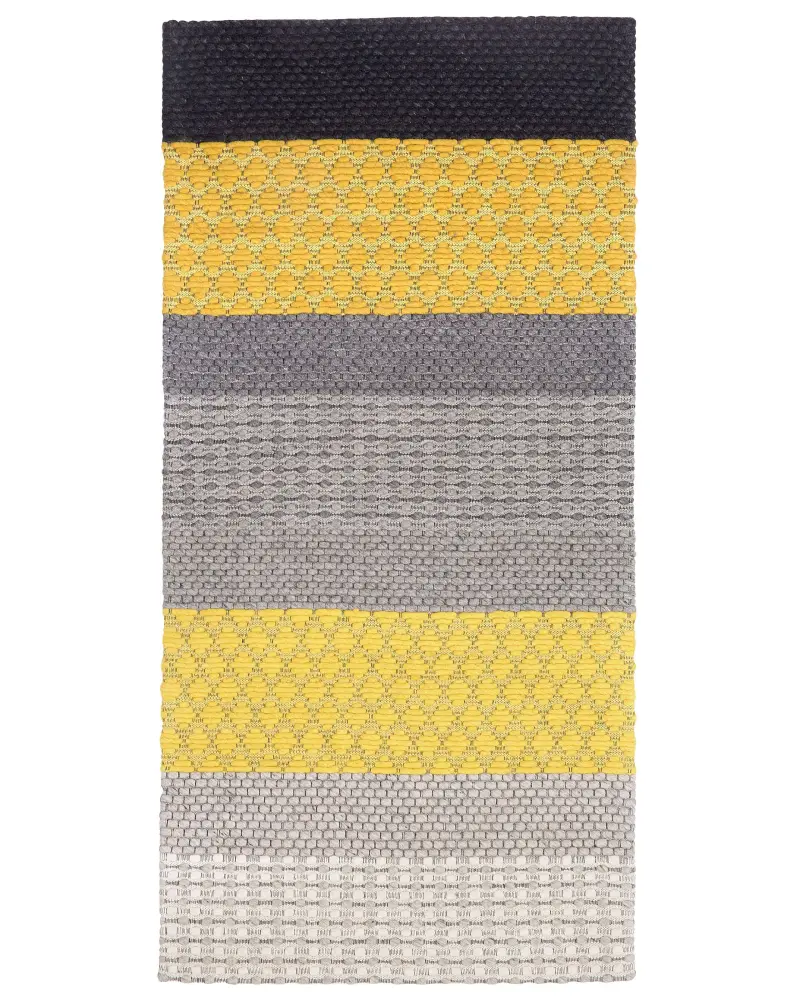 Alfombra de lana multicolor 80 x 150 cm AKKAYA