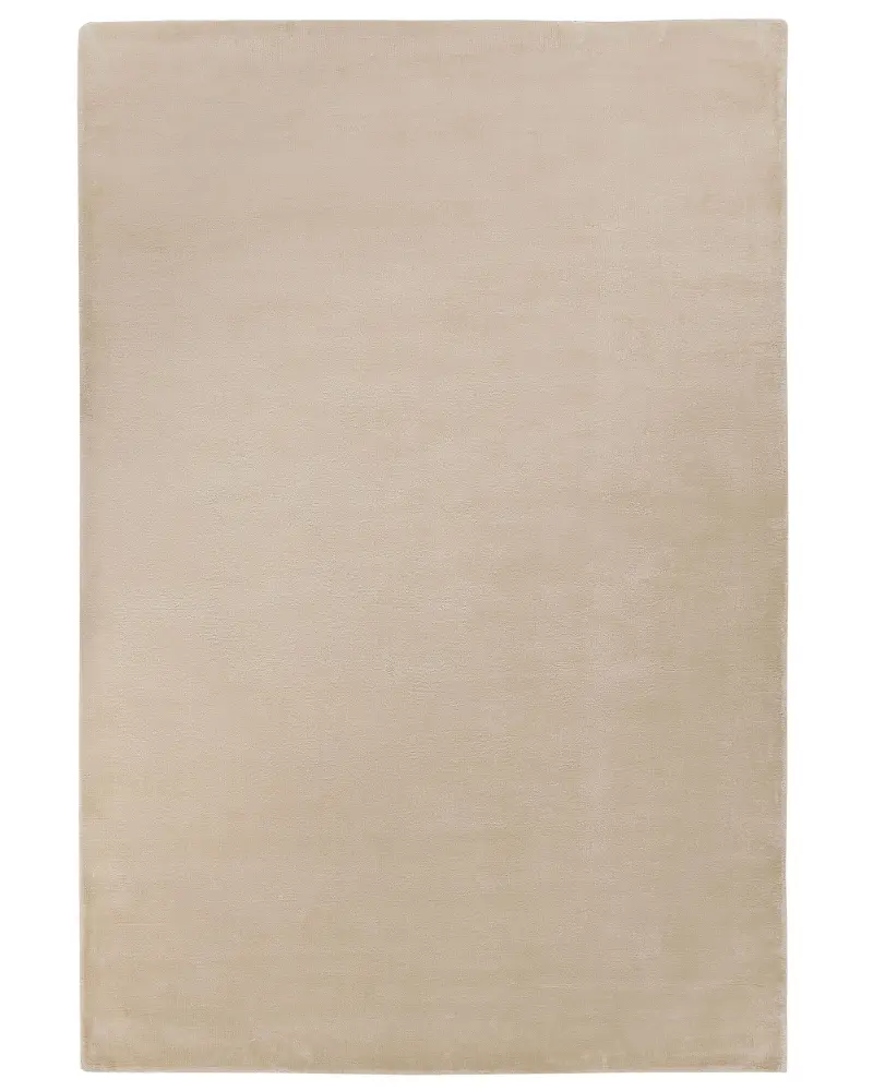 Alfombra de viscosa beige 160 x 230 cm GESI II
