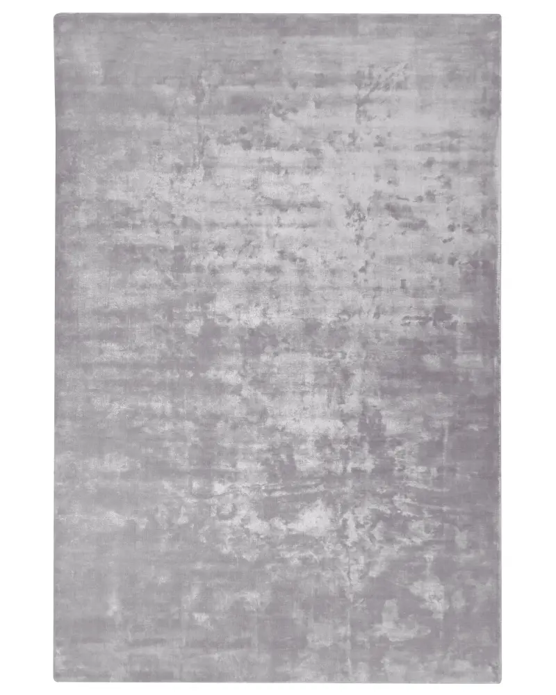 Alfombra de viscosa gris claro 200 x 300 cm GESI II