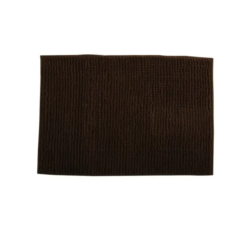 Alfombrilla de baño STEFANIA en microfibra CINIGLIA 40x60 cm chocolate para Ducha