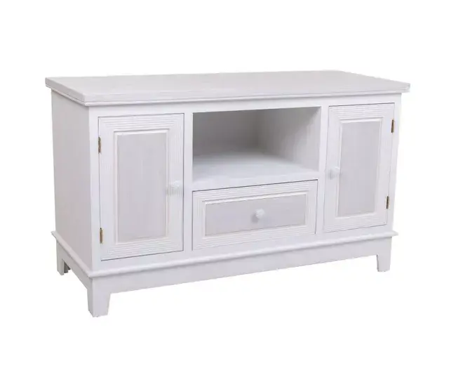 Marco de Fotos Multipanel Cómoda Alexandra House Living Blanco Madera MDF 42 x 60 x 100 cm