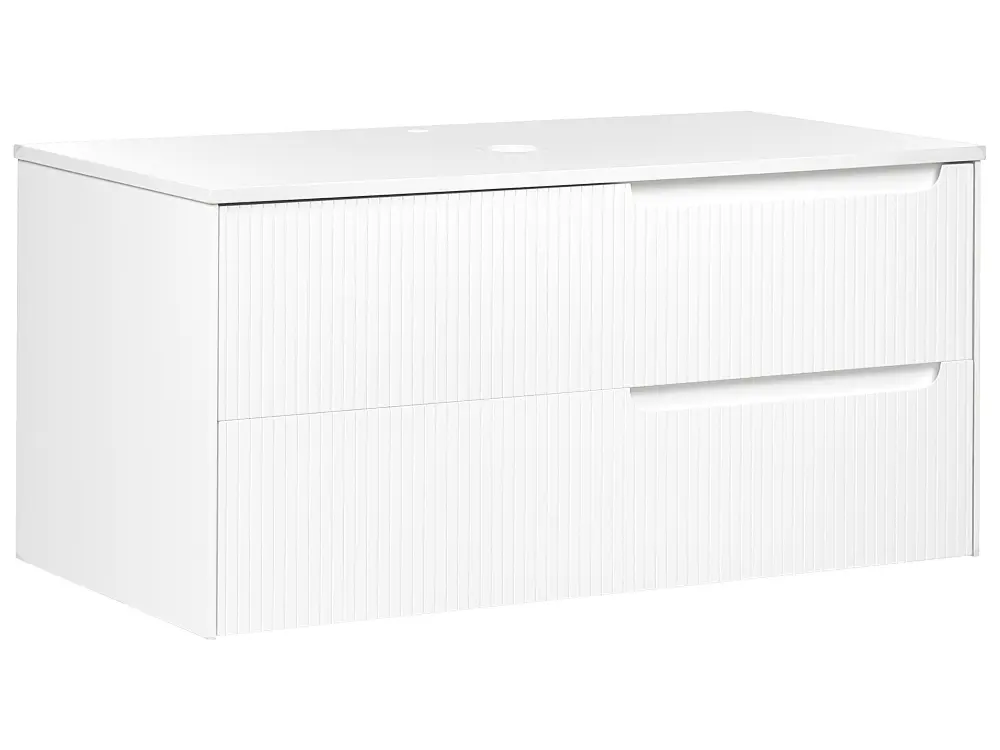 Bathroom Wall Mounted Cabinet 100 x 52 cm White QUINTELA