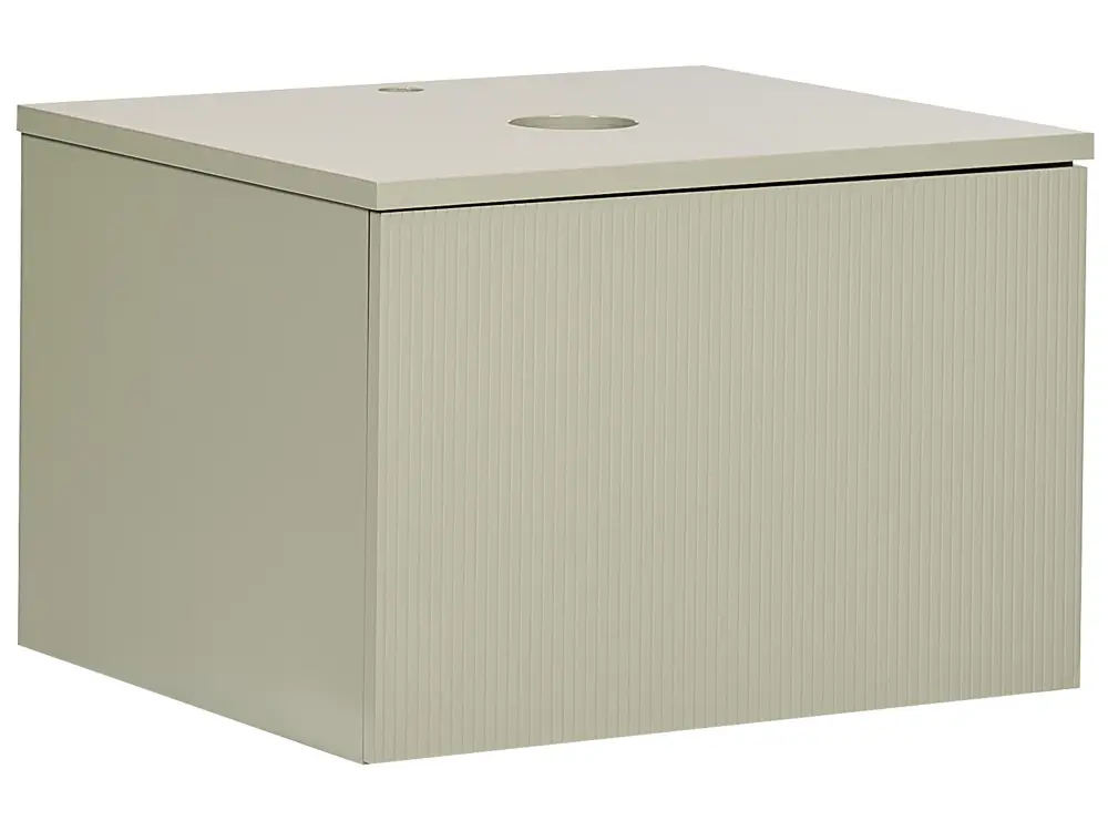 Bathroom Wall Mounted Cabinet 60 x 52 cm Green ALZIRA