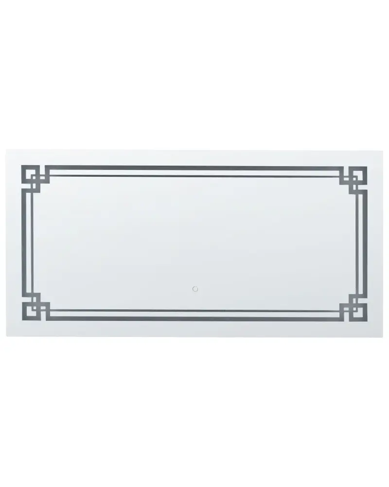 LED Wall Mirror 120 x 60 cm Silver AVRANCHES