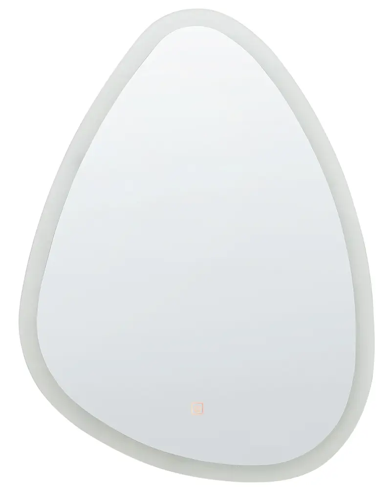 LED Wall Mirror ø 78 cm Silver BETHUNE