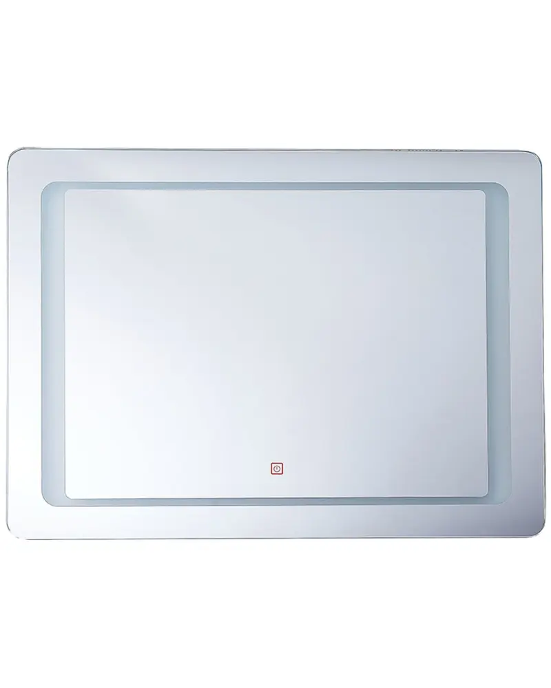 LED Wall Mirror 60 x 80 cm Silver WASSY