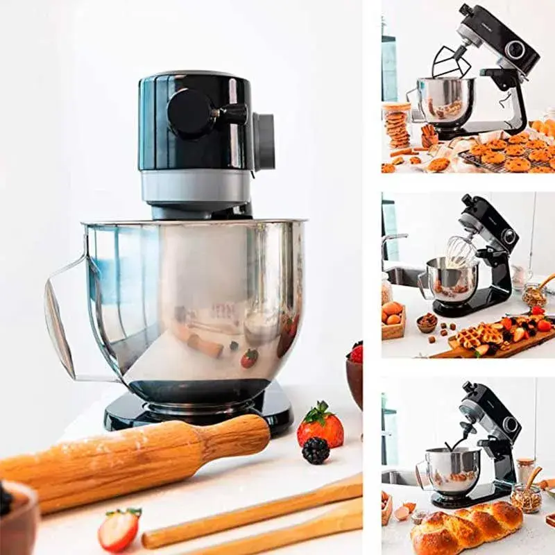 Batidora amasadora Cecotec Twist&Fusion 4000 Luxury Ébano 800W 5,2L negro