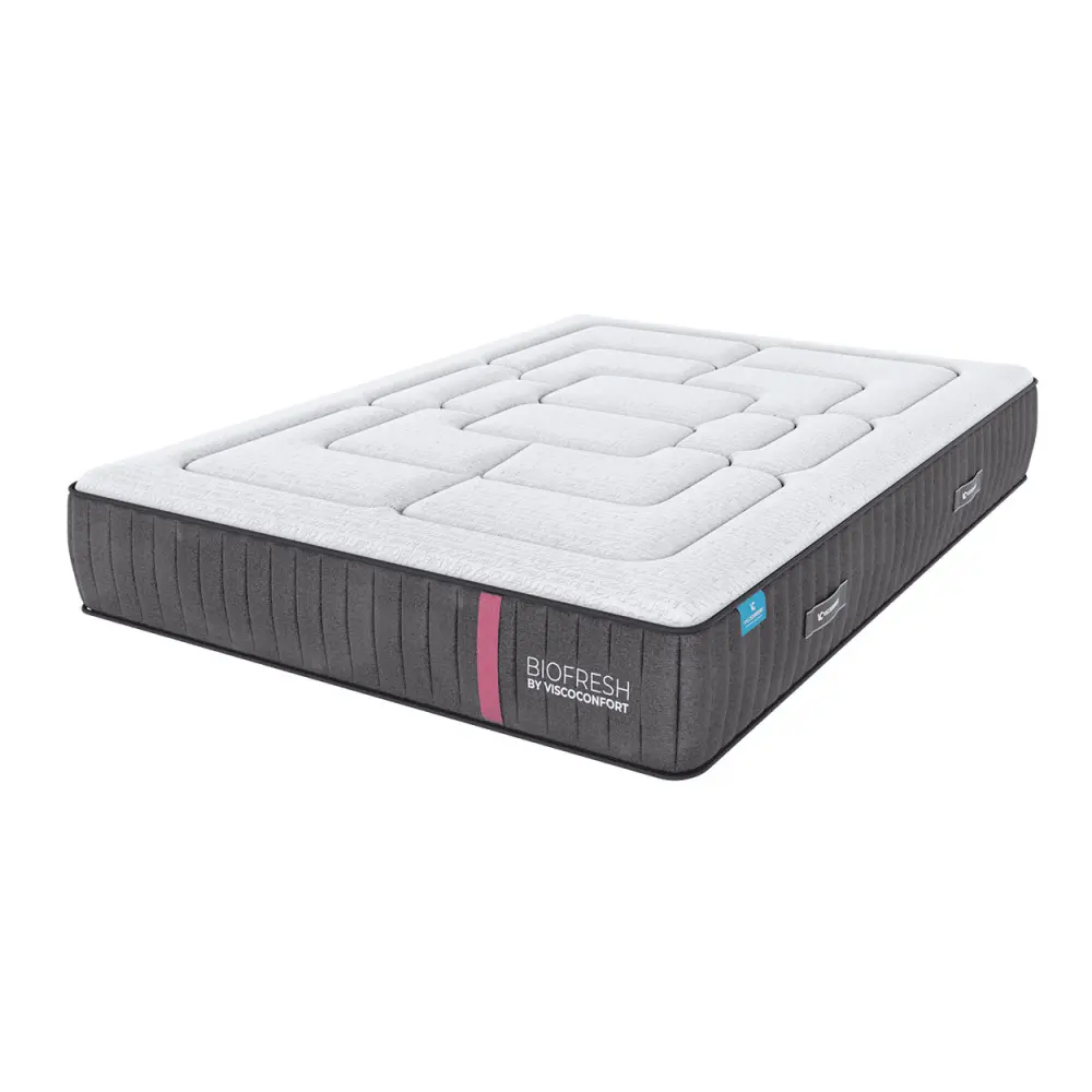 Colchón viscoelástico biofresh metal titanio 180x200 altura 29cm 5cm visco