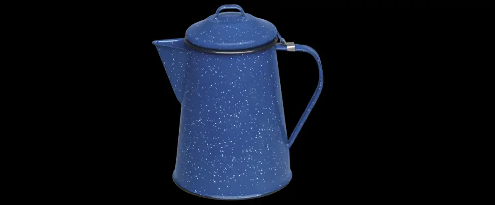 Cafetera ¾ Azul Genuino Nevado #19509 Cinsa (Marca Italiana)