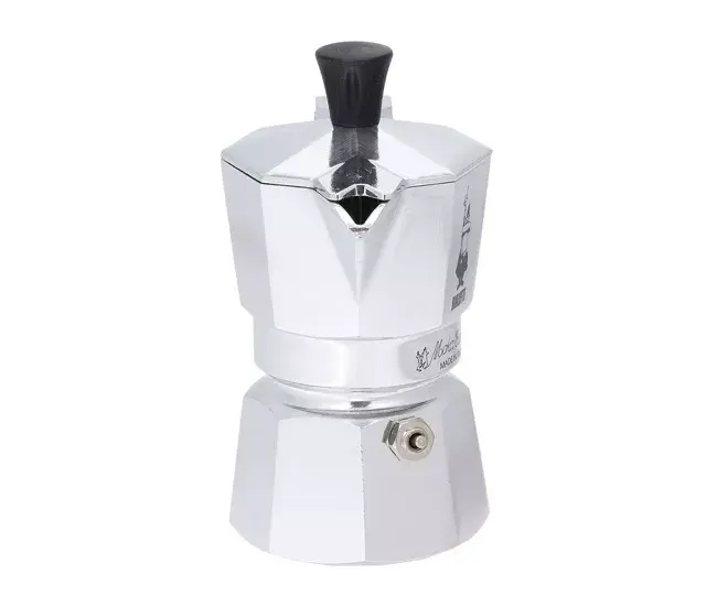 Cafetera Italiana Bialetti Moka Express Plateado Aluminio Acero 60 ml 1 Taza