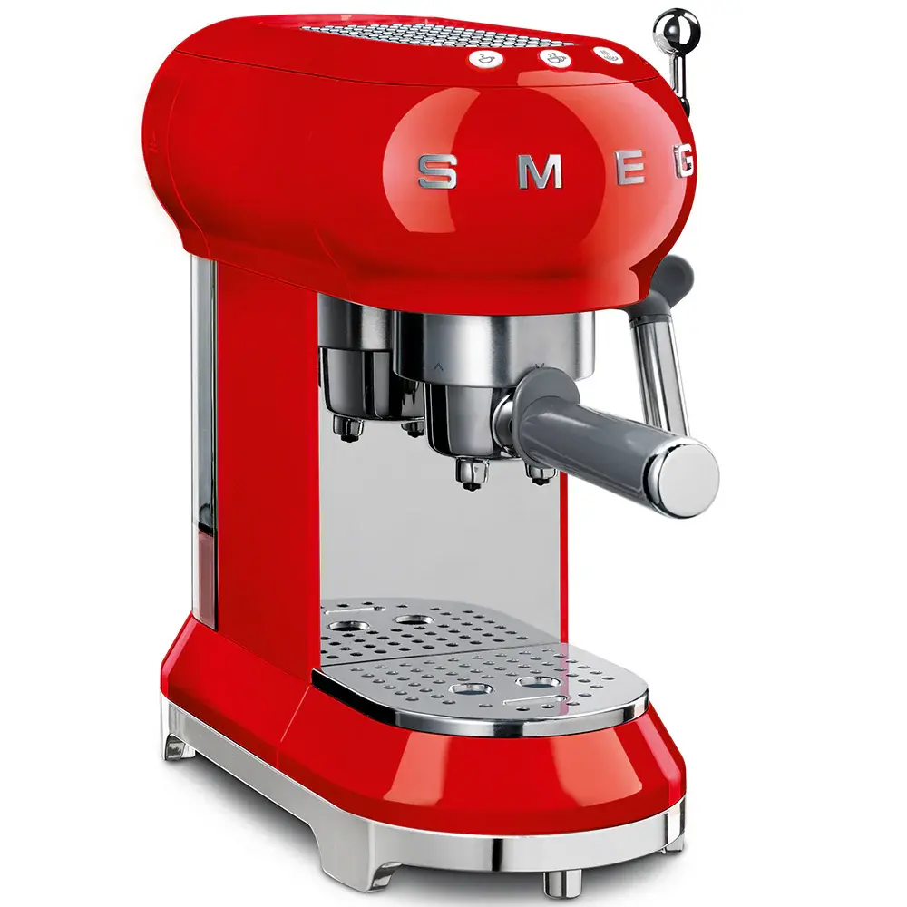 Tetera de Hierro Fundido Cafetera Espresso Smeg ECF01RDUS