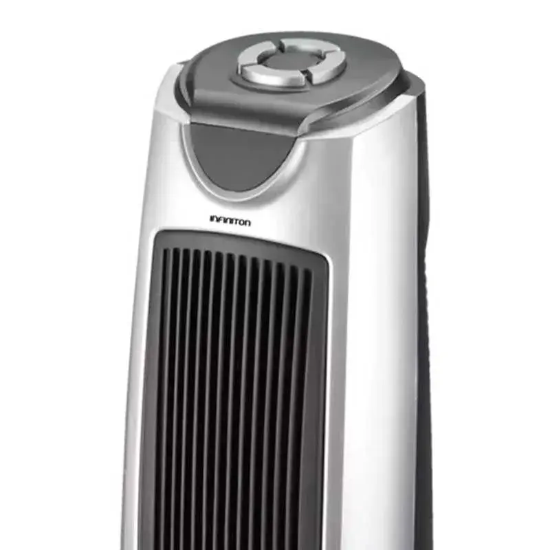 Calefactor ventilador cerámico Infiniton HS-2067PTC 2000W 2 niveles blanco/gris con Termostato Ajustable