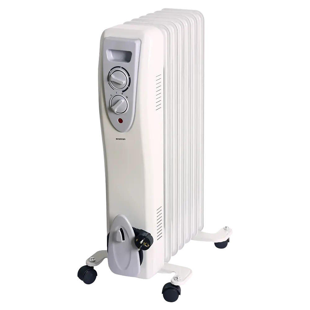 Radiador de aceite 7e Infiniton HOR-1500 - 1500W, 7 elementos, 3 niveles Compatible con Temporizador