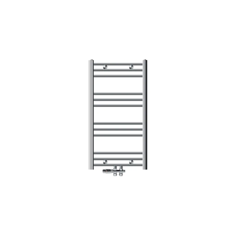Radiador de baño conexión central 500 x 800 mm ecd germany Acero Cromado
