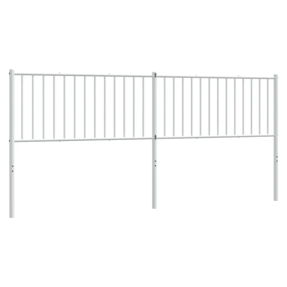 Multifuncional y Modular vidaXL cabecero de metálico blanco 200 cm
