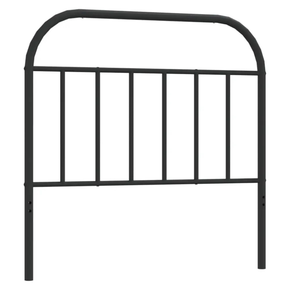 vidaXL cabecero de acero negro 100 cm