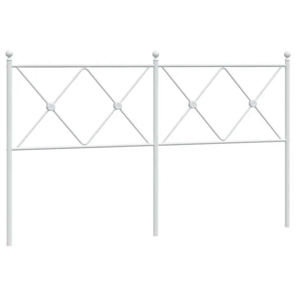 vidaXL cabecero de metálico blanco 160 cm para Edades 3-6