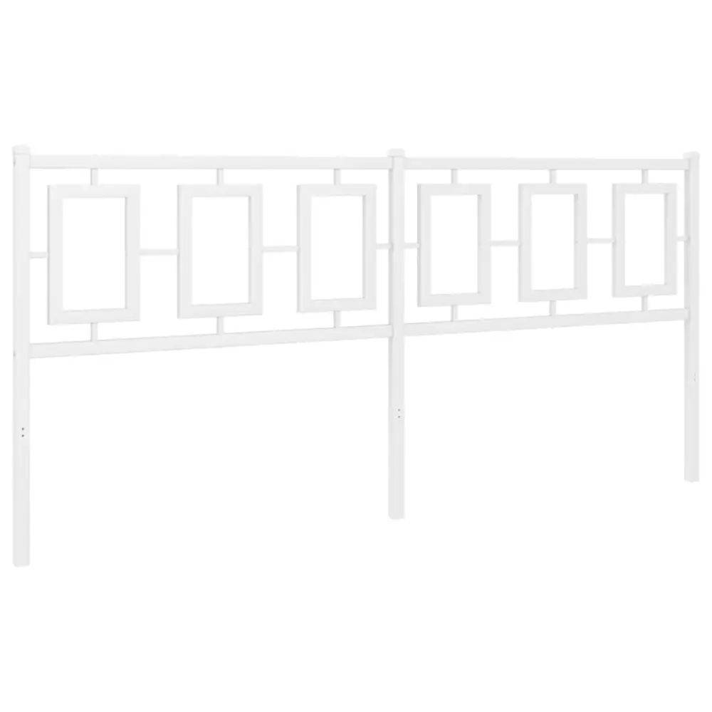 vidaXL cabecero de metálico blanco 180 cm