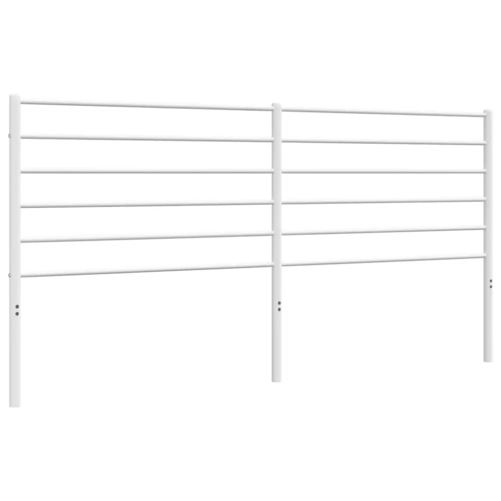 vidaXL cabecero de metálico blanco 180 cm de Madera de Pino