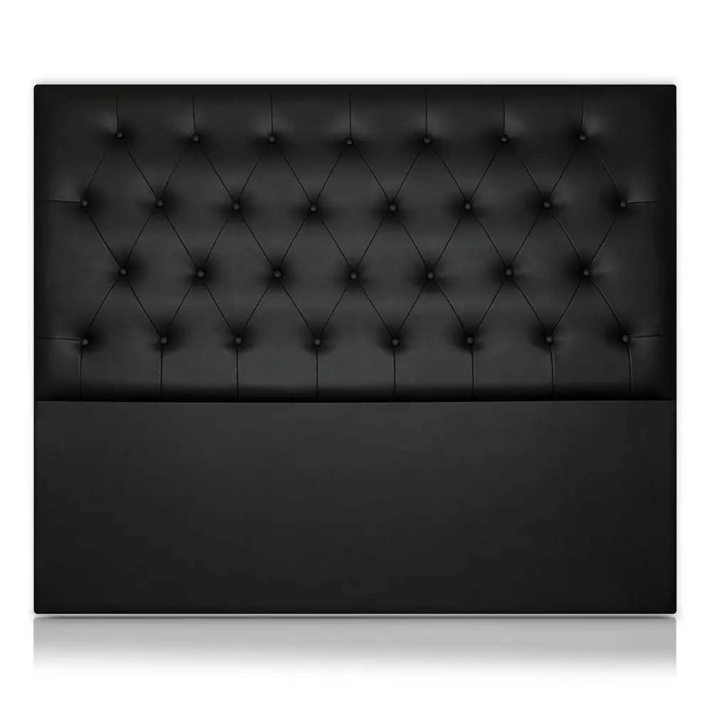 Cabeceros afrodita tapizado polipiel negro 220x120 de sonnomattress