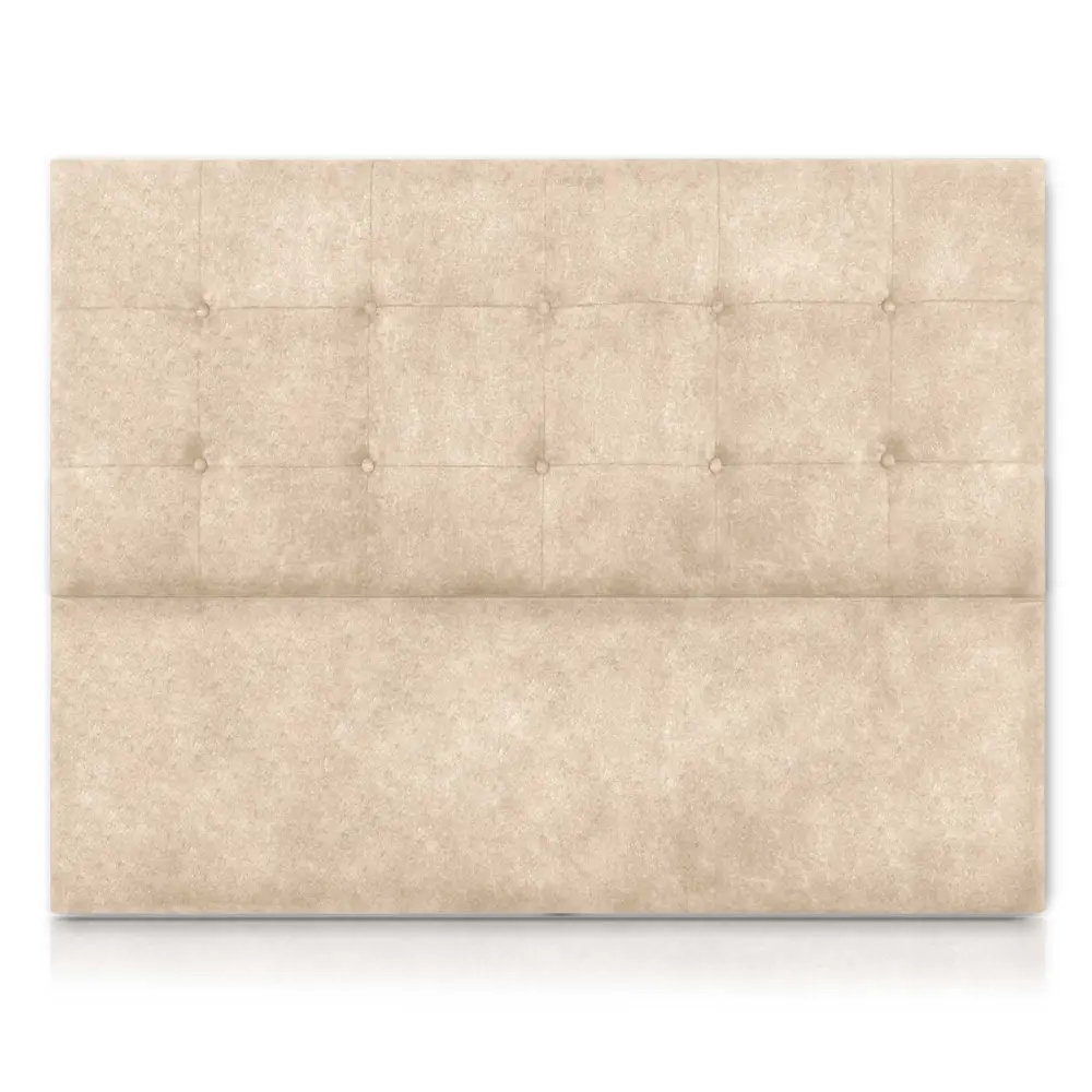 Cabeceros atenea tapizado nido antimanchas arena 220x120 de sonnomattress