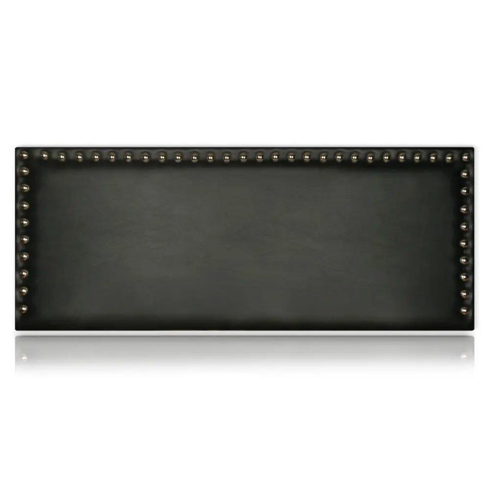 Cabeceros dafne tapizado polipiel negro 190x55 de sonnomattress