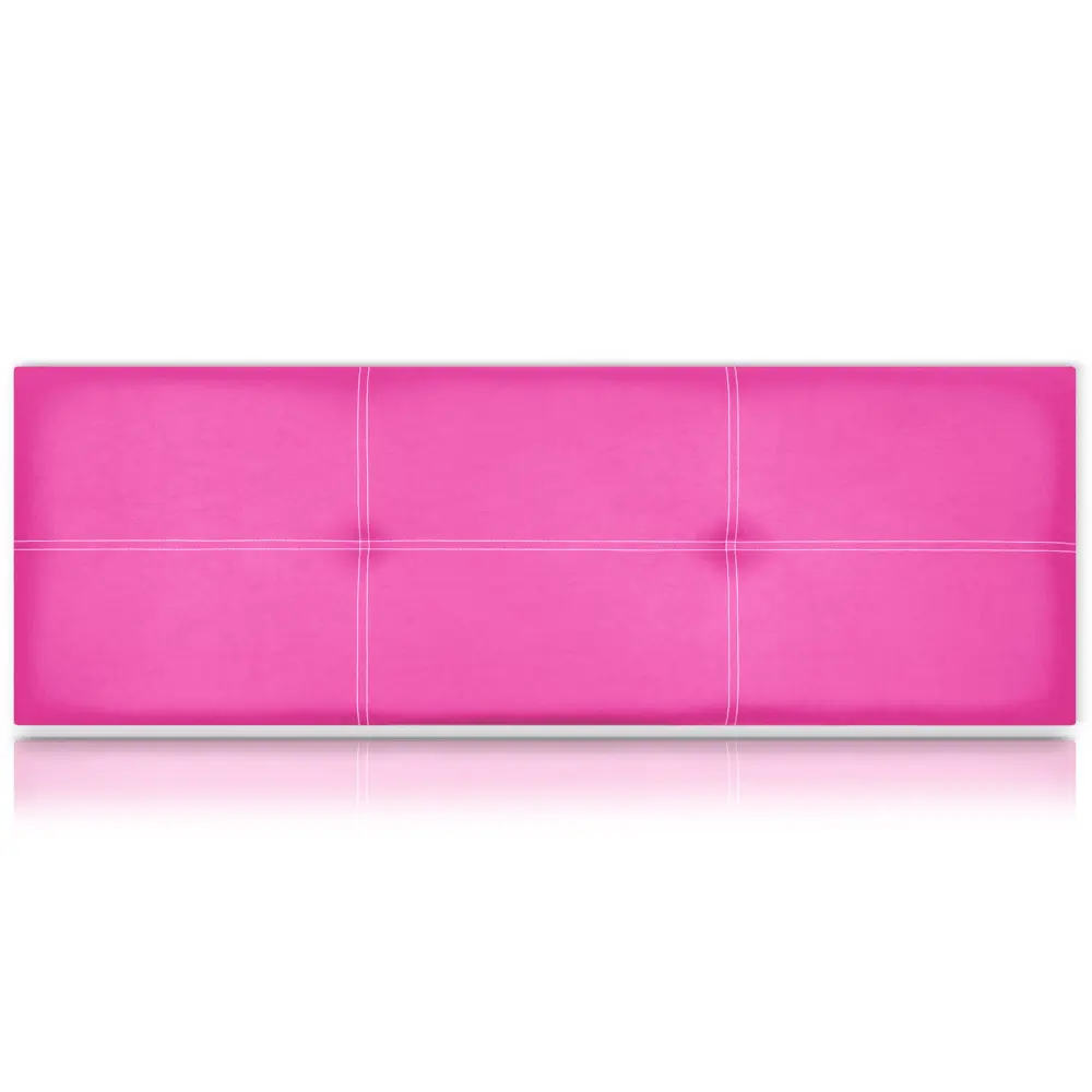 Cabeceros poseidón tapizado polipiel rosa 115x50 de sonnomattress