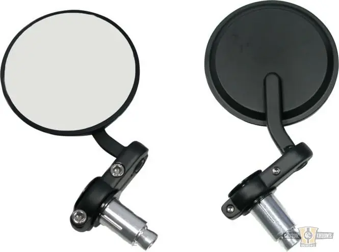 Cafe Style Bar End Mirror Cromo Harley-Davidson