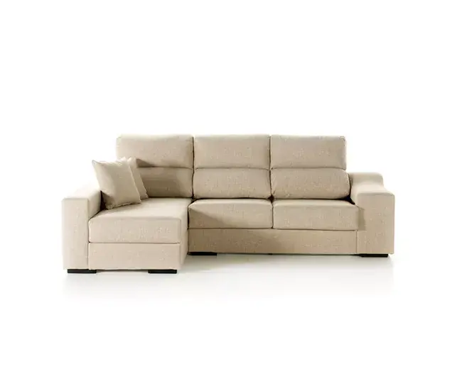 Chaise longue LUCIA 5 lado izquierdo color hueso