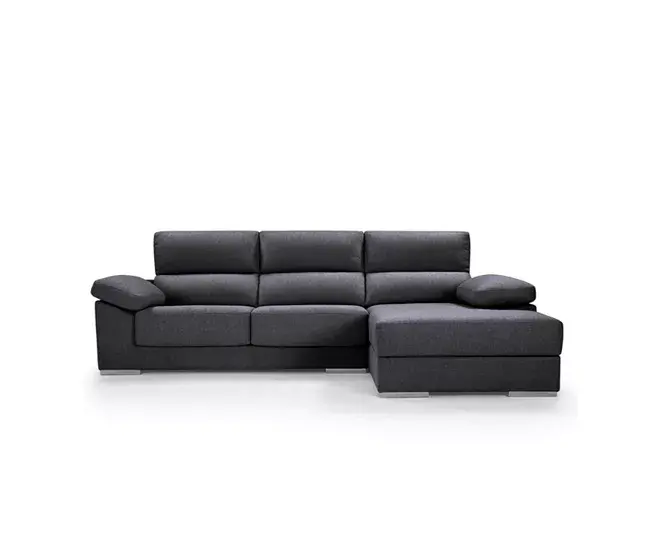 De Lujo Chaise longue NOEMI XL lado derecho color antracita