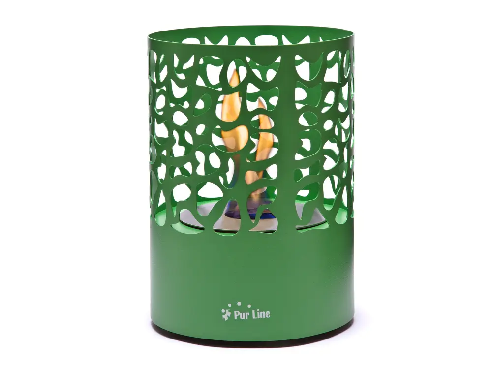 Chimenea de etanol de sobremesa en acero inoxidable