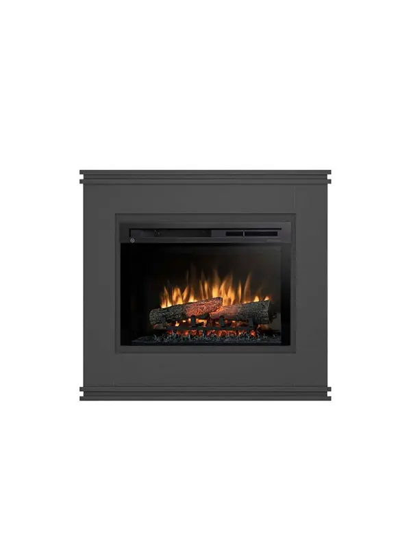 Vena - chimenea de suelo eléctrica independiente con LED 26'