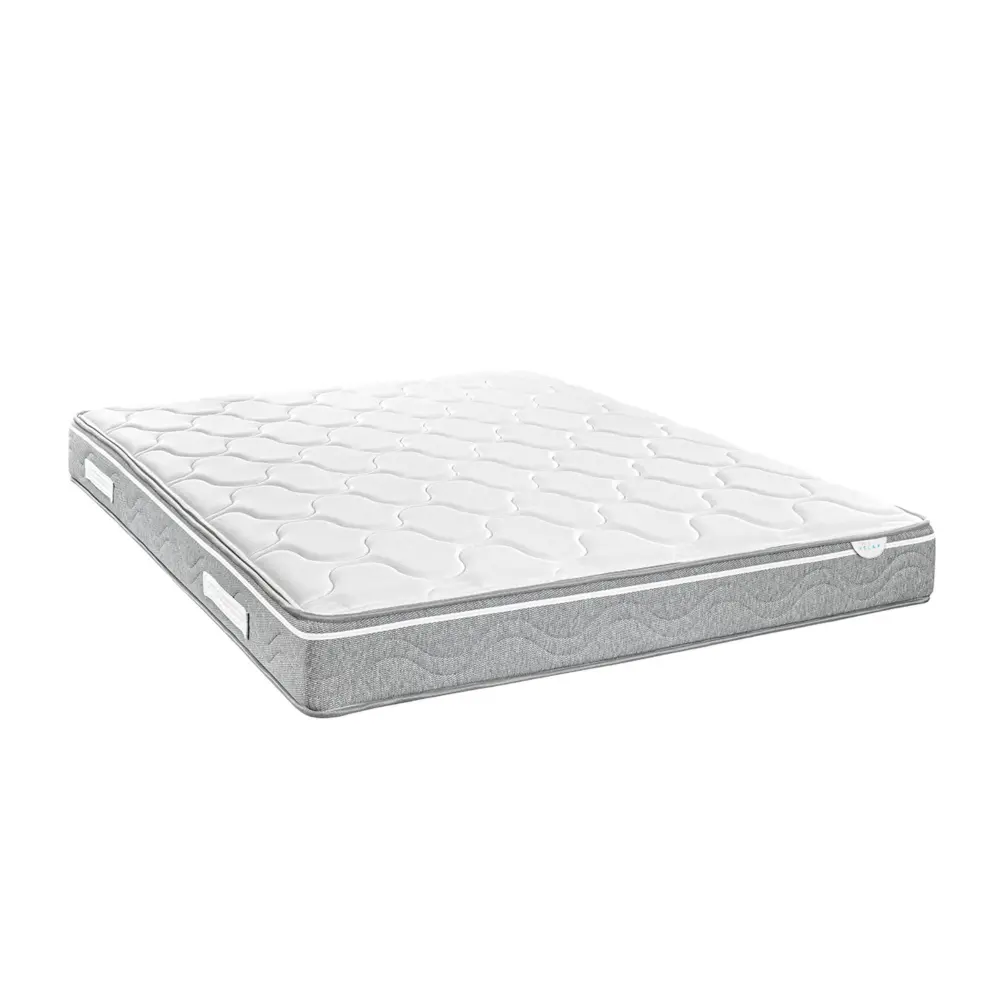Base Inflable Colchón de muelles ensacados y viscoelástica megan 23cm altura - 150x182 cm