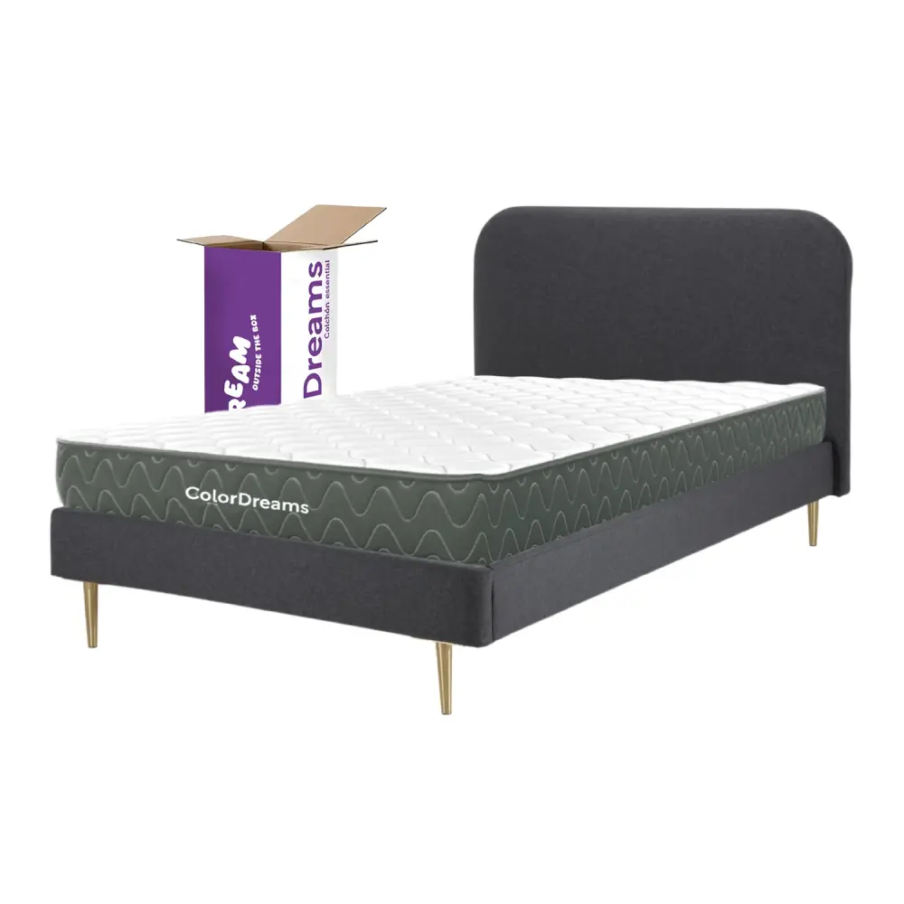 Certificado Antialérgico Base De Cama Individual + Colchón Memory Essential En Caja