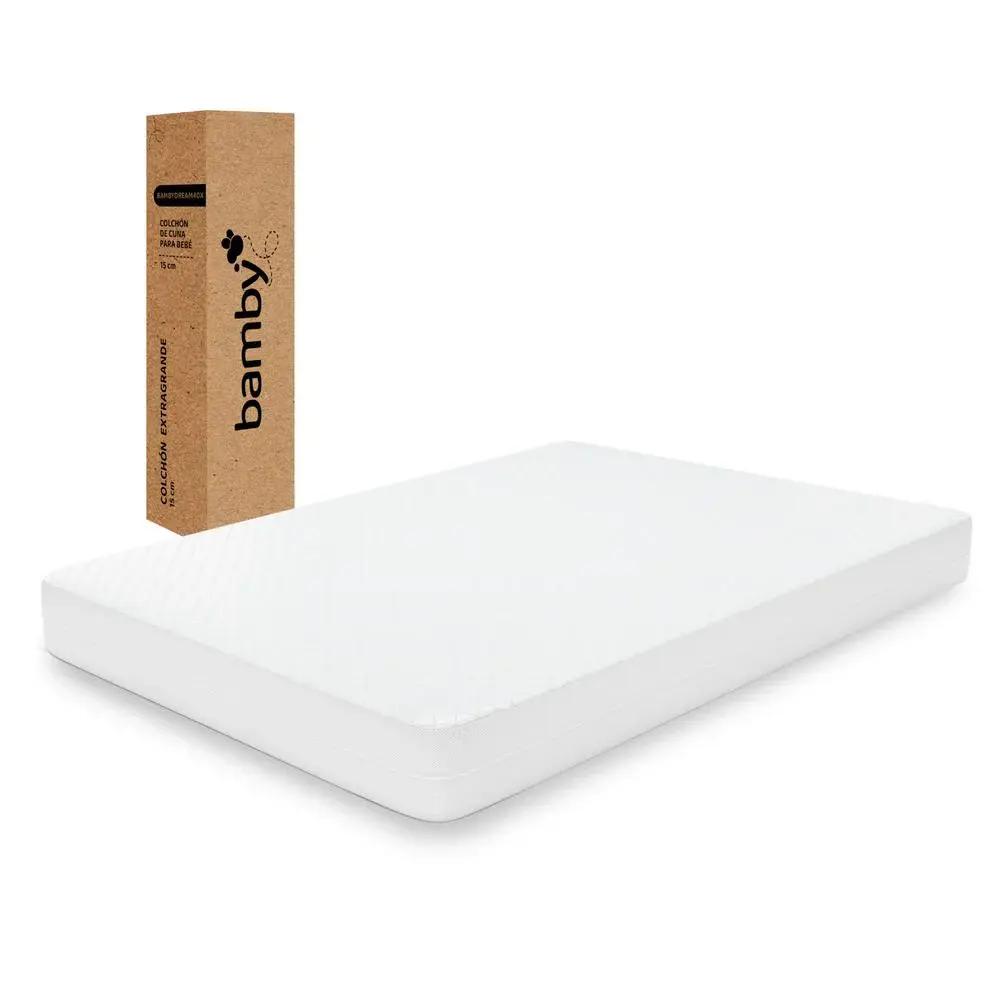 Colchon Cuna Bebe Impermeable Memory 140x95x15 Extra Voluminoso